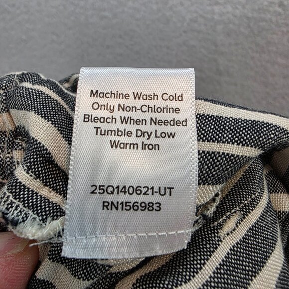 Evereve Women's Sophia‎ Linen Pants Wide Leg High Rise 4-pocket Beachy XS TALL - Picture 5 of 9